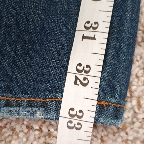 Diesel Larkee Jeans Men’s Tag 38 x 32 actual 40 x 33 Dark Wash Straight Leg - Picture 8 of 14